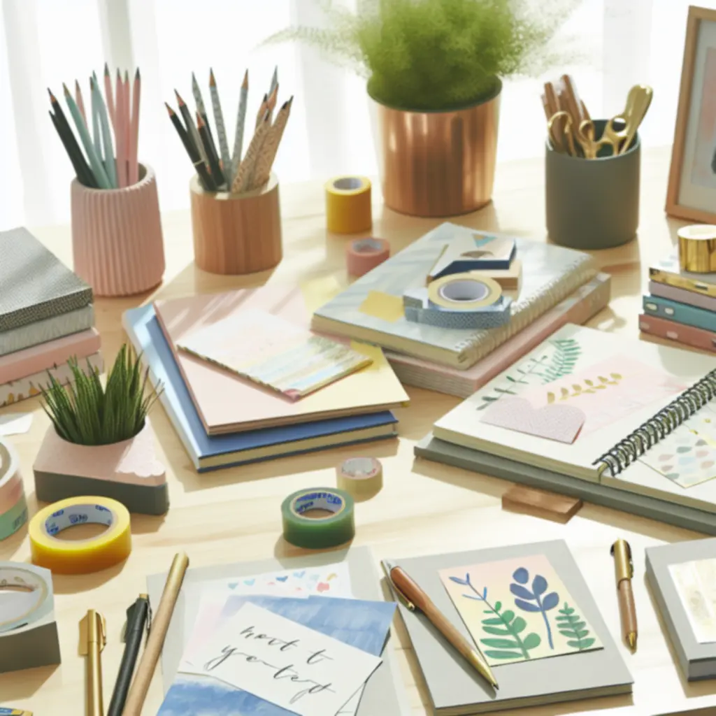 Inspiráló, rendezett asztali munkaállomás Paprinoo termékekkel